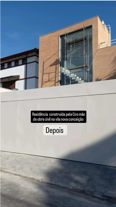 Residência construída — depois