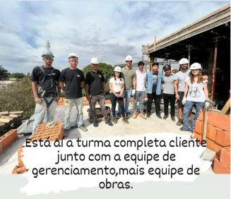 Time de gerenciamento e obras